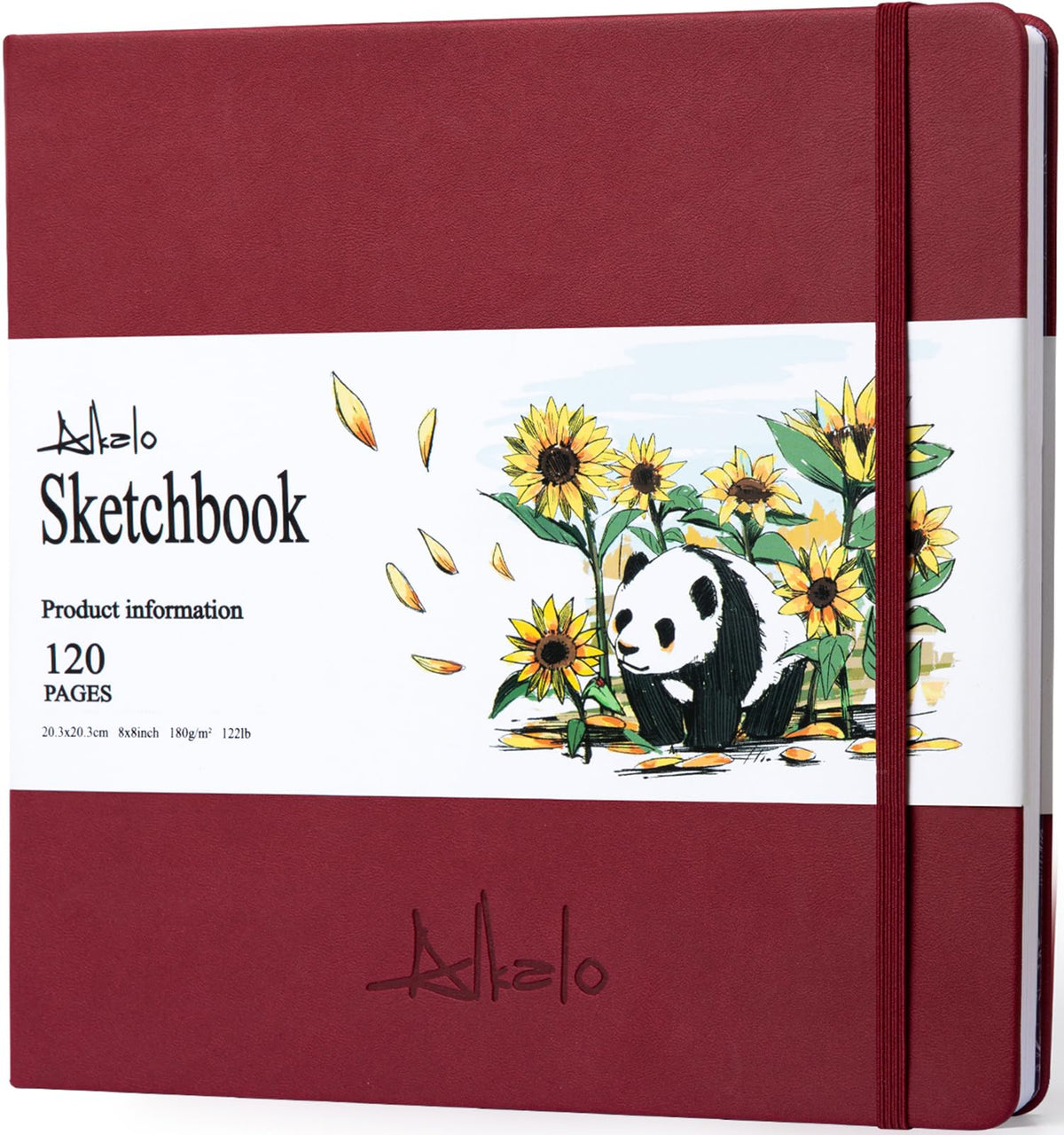 Sketchbook for Drawing, 120 Pages Sketch Book, 122LB/180GSM Thick Paper