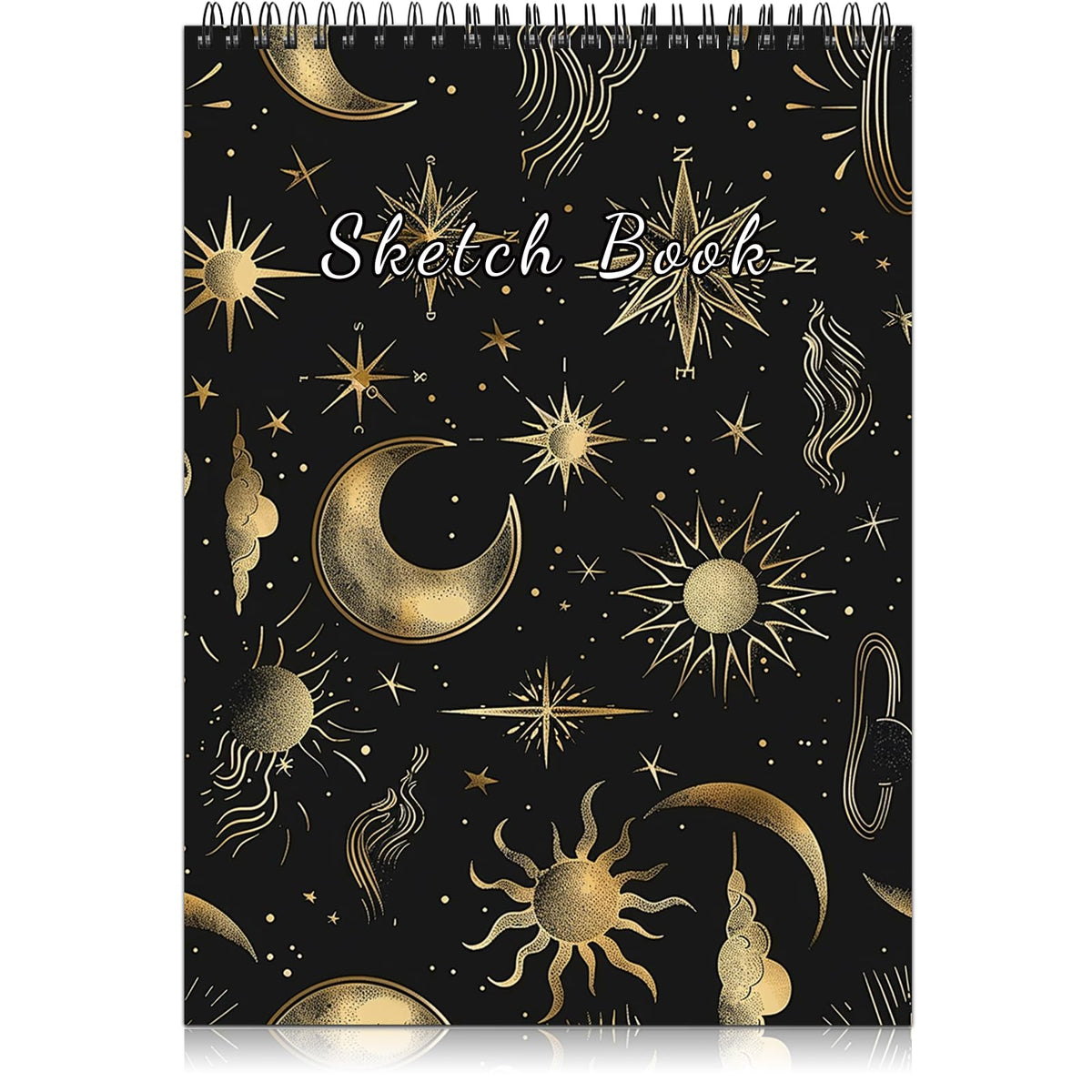 Deokke Sketchbook Top Spiral Bound Sketch Pad, 9 x 12 inch,100GSM Thick Paper,50 Sheets 100 Pages,Art Sketch Book Aesthetic Cute Drawing Writing Paper for Girls Women-Pink Bowknot