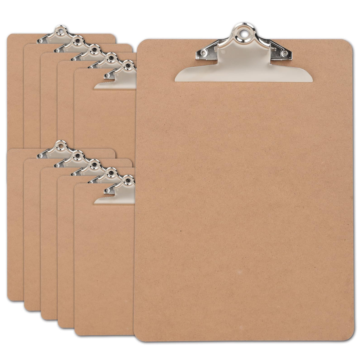 Wood Clipboard Set of 3, 8.5 x 11 Clip Board