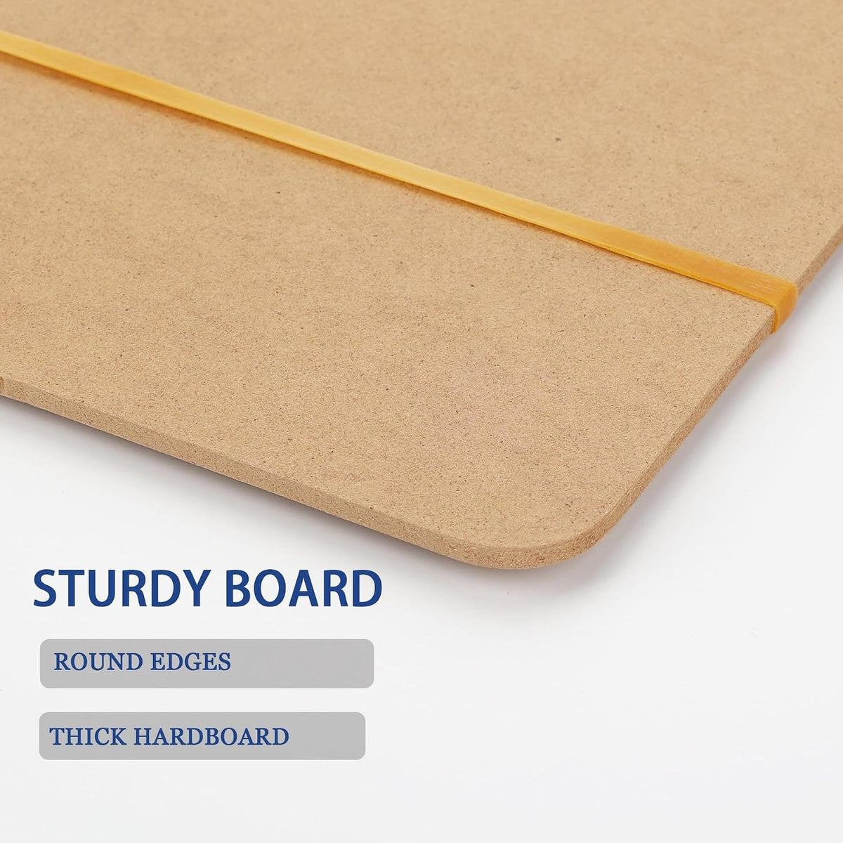 18" x 24" Drawing Board, Artist Sketch Boards with Handle for Drafting Art, Portable Wooden Clipboard for Class or Studio Fit in Artists Tote