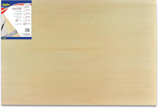 Helix - Wooden Drawing Board - Plain Edge - Lightweight - 24 x 36 inch