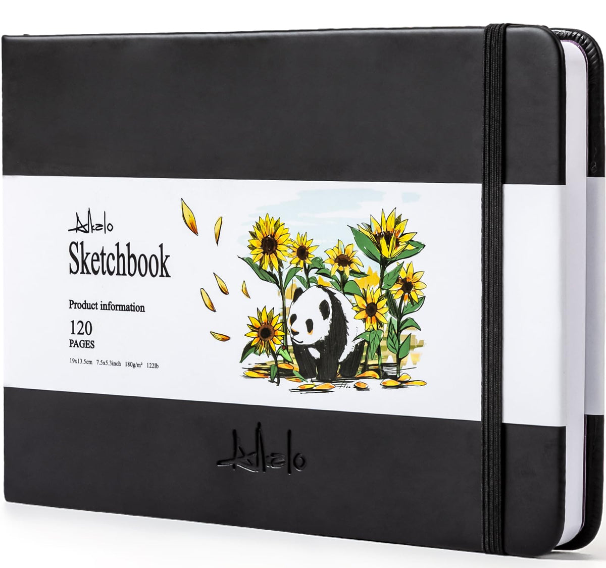 Sketchbook for Drawing, 120 Pages Sketch Book, 122LB/180GSM Thick Paper