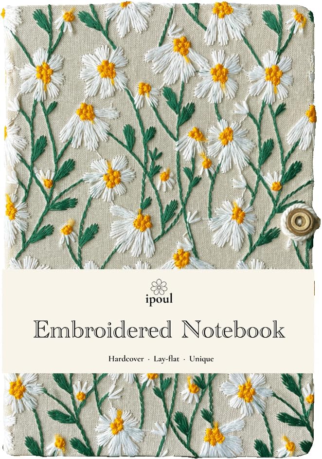 Flower Notebook, Cute Sketchbook, Drawing Journal, Blank Unlined Pages, for Art Drawing, A5, Plain, Hardcover, Gift for Women, Camellia, Orange