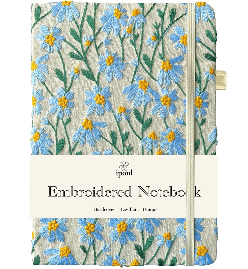 Flower Notebook, Cute Sketchbook, Drawing Journal, Blank Unlined Pages, for Art Drawing, A5, Plain, Hardcover, Gift for Women, Camellia, Orange