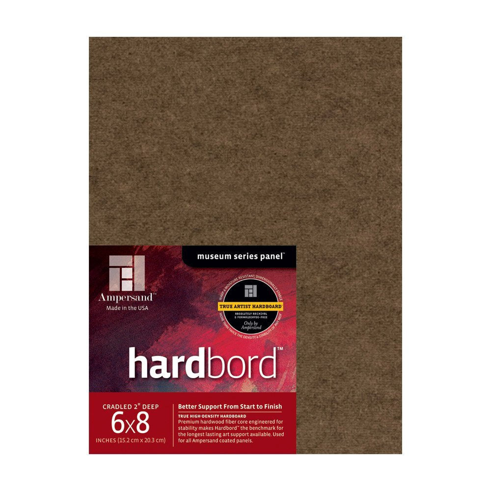 Ampersand Museum Series Hardbord for Painting and Mounting, 1/8 Inch Depth, 12X16 Inch (AMHB12)
