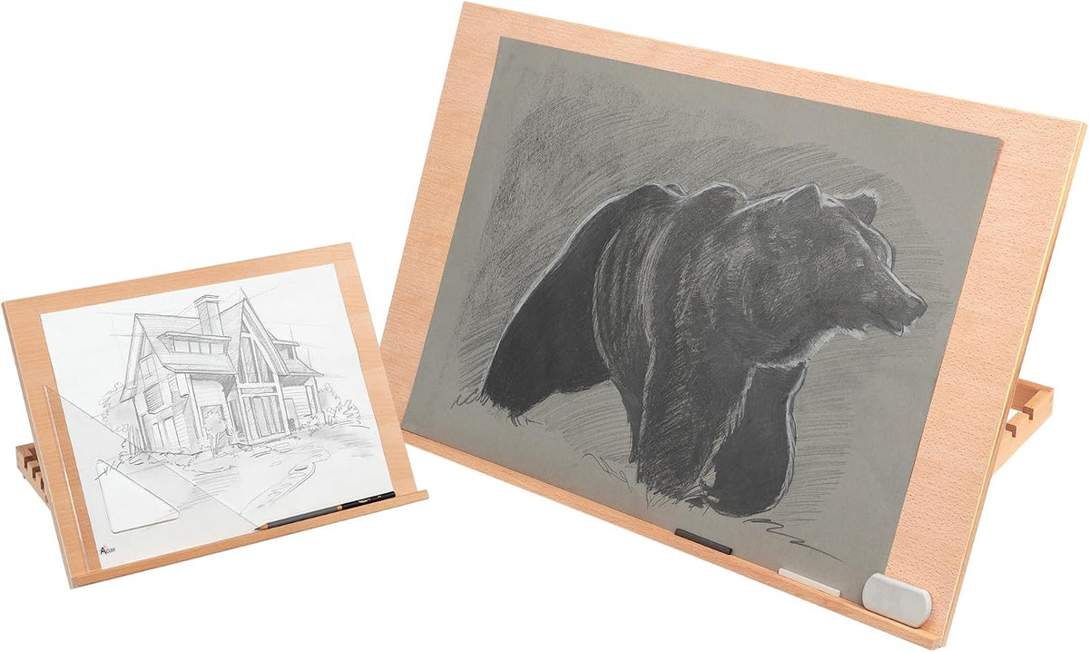 SoHo 12" x 16" Adjustable Beechwood Drawing Board, 5 Positions