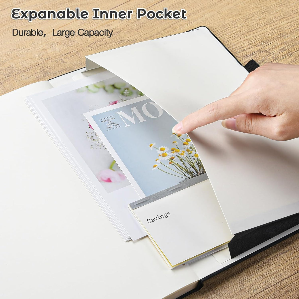 Blank Notebook Hardcover Sketch Book, 8.5 x 11 Blank Journal No Bleed Paper