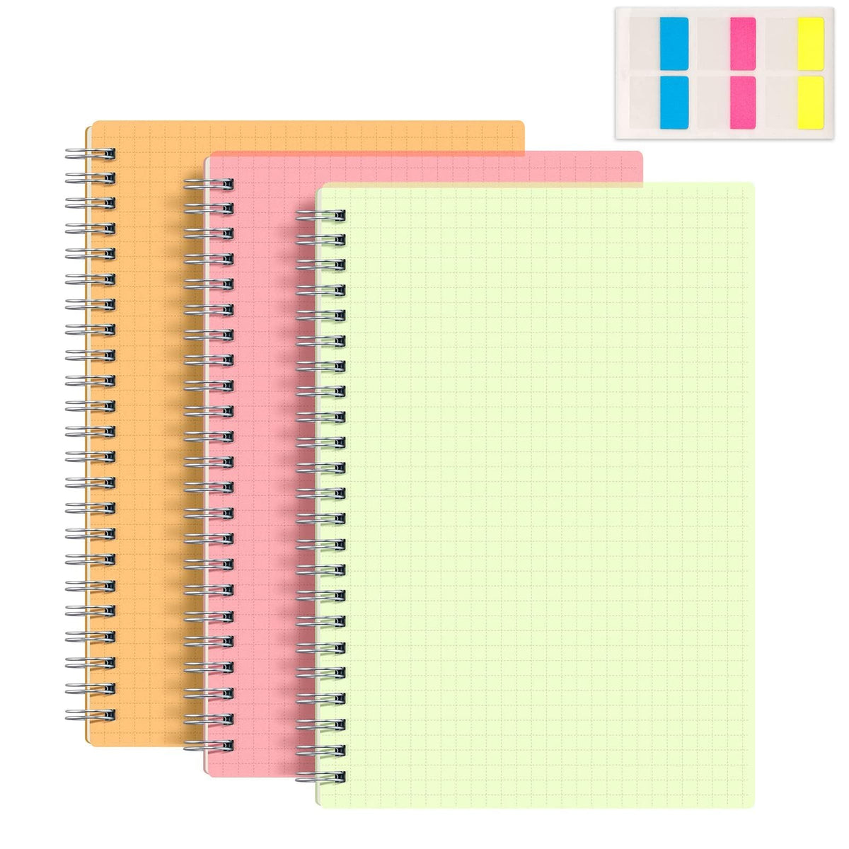 RETTACY Blank Journal Notebook, 160 Pages per Pack, B5 Size (7.6'' × 10'')