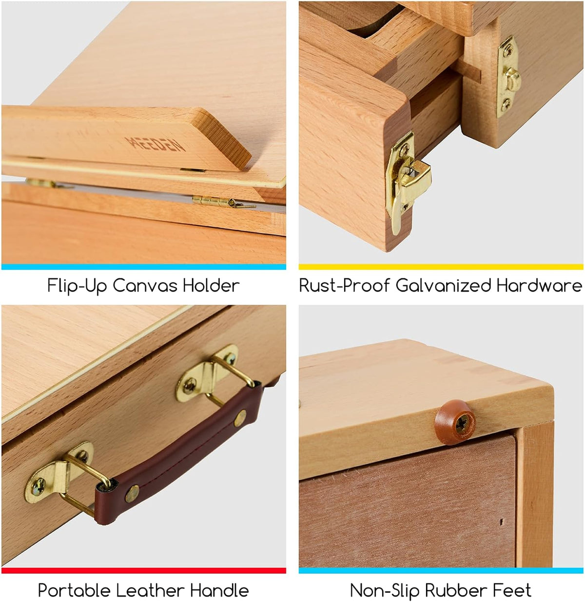 MEEDEN Table Top Easel with Drawer: Tabletop Easel with Sketching Board