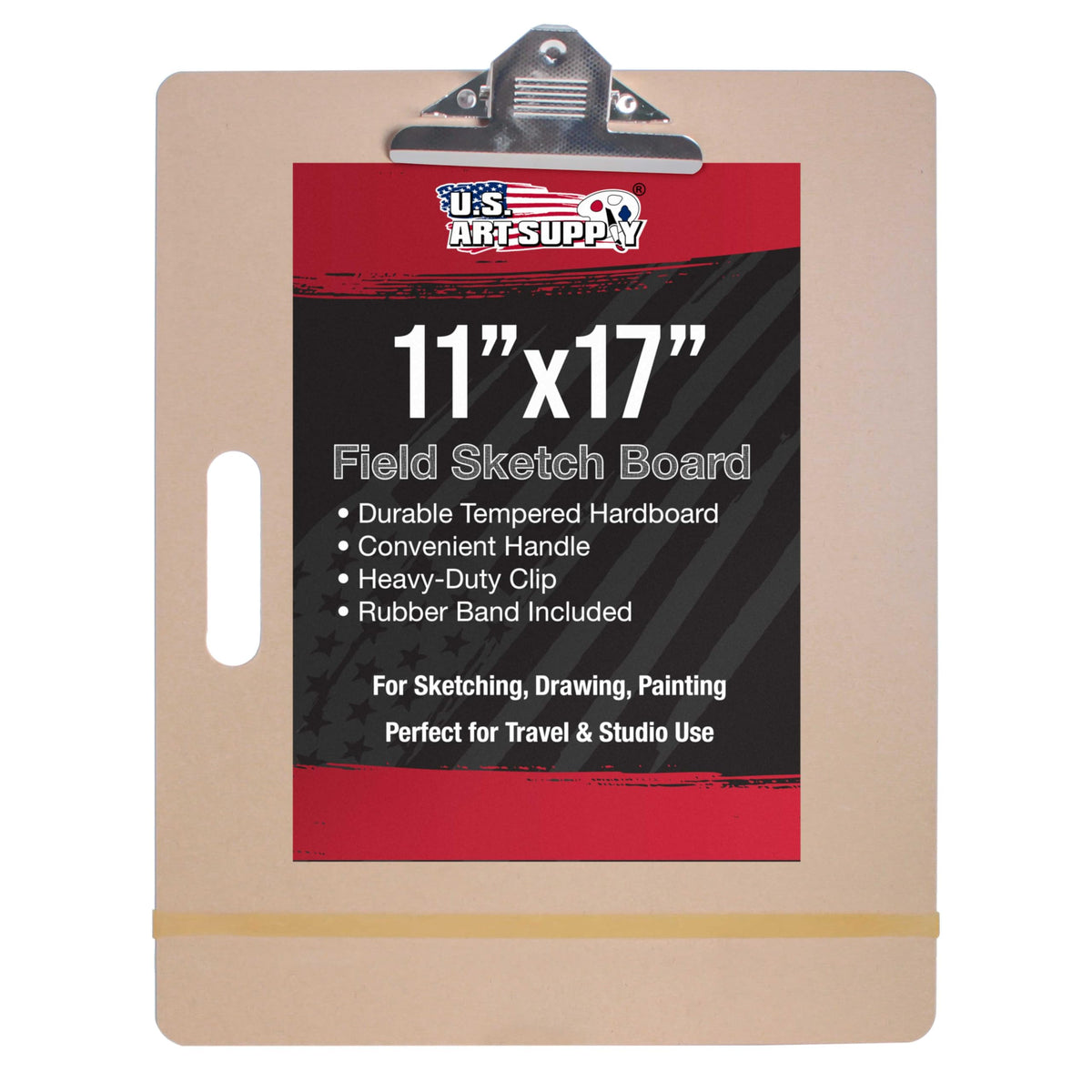 U.S. Art Supply 23" x 26" Artist Sketch Tote Board - Lightweight Hardboard