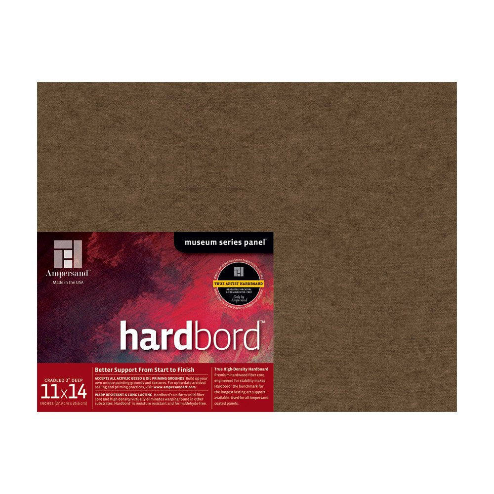 Ampersand Museum Series Hardbord for Painting and Mounting, 1/8 Inch Depth, 12X16 Inch (AMHB12)