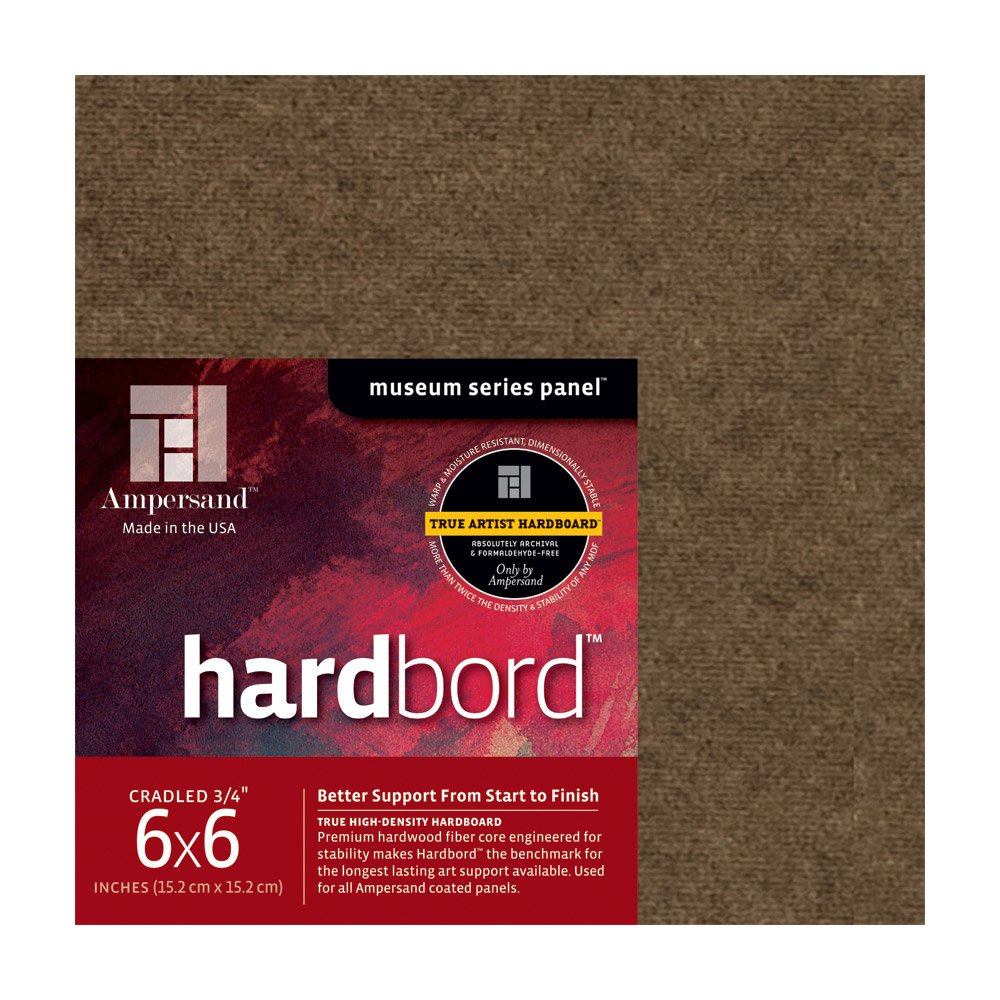 Ampersand Museum Series Hardbord for Painting and Mounting, 1/8 Inch Depth, 12X16 Inch (AMHB12)
