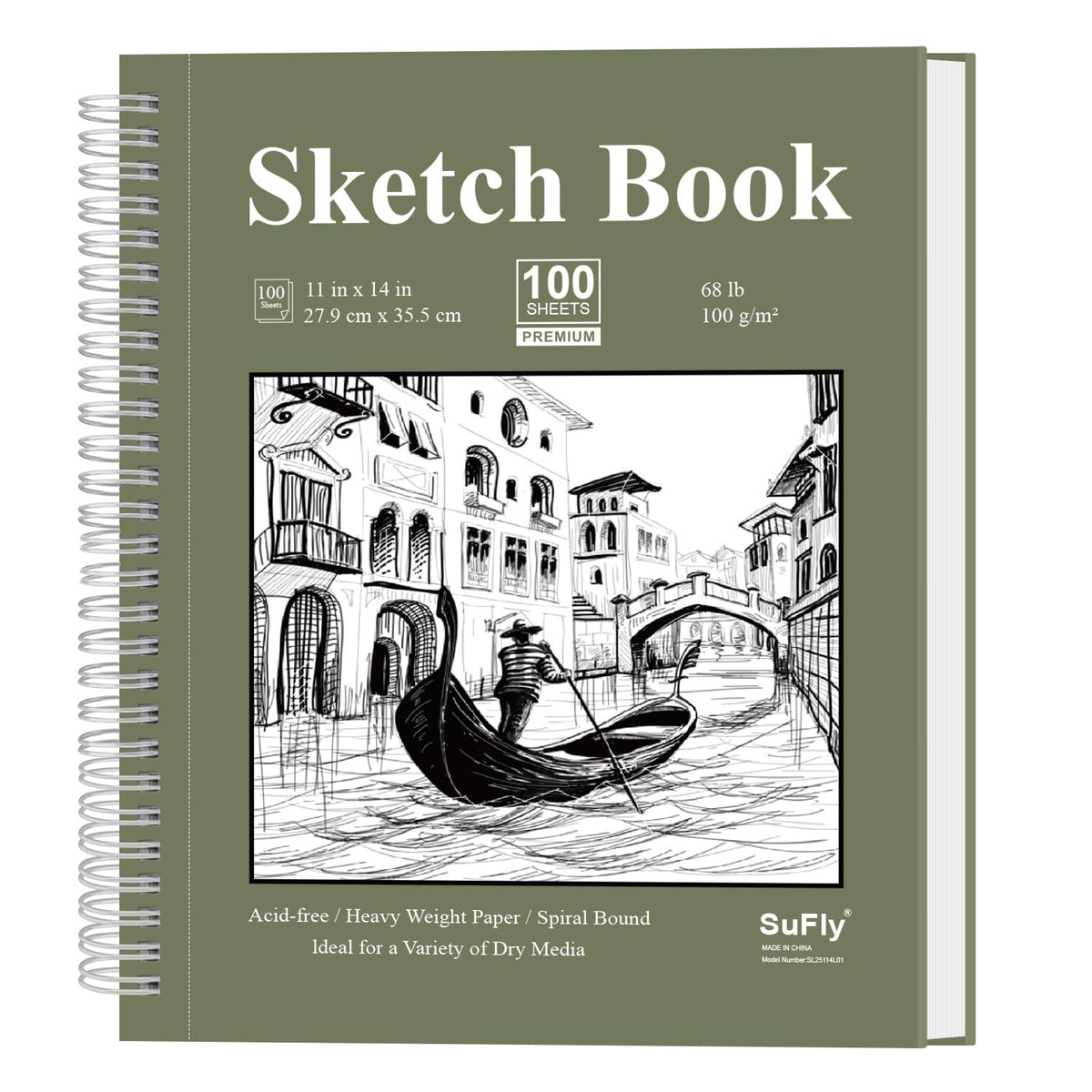 SuFly Small Sketch Book 5.5"x8.5", 2-Pack Mini Sketchbook, Spiral Bound Sketchbook Hardcover with 200 Sheets of 68lb/100gsm Mini Drawing Pad Paper, Small Sketch Pads for Drawing for Adults & Kids.