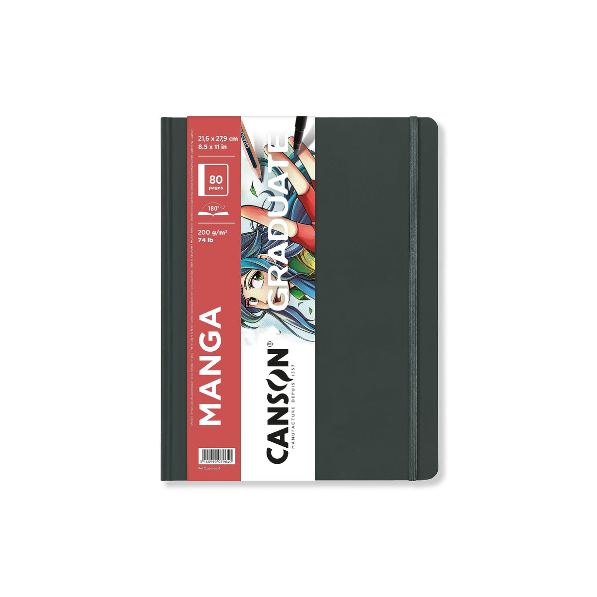 Canson Graduate Comic & Manga Illustration Paper Art Book, 5.5x8.5 in
