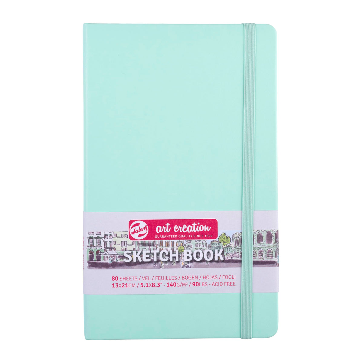 Talens Art Creation Sketchbook, Pastel Violet, 80 Sheets, 5.1 x 8.3 in