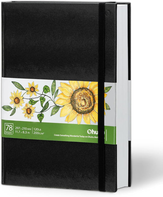 Ohuhu 8.3"x11.7" Marker Paper Pad Art Sketchbook for Drawing and Sketching