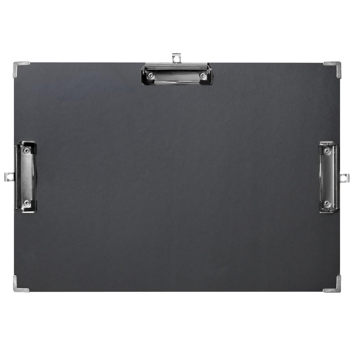 11x17 Clipboard, Three Clip Wood Board, Extra Large Clip Board Horizontal Wooden Writing Board, Not Fragile Art Drawing Clip Boards, Drawing Board with Clips (Black, 11x17)