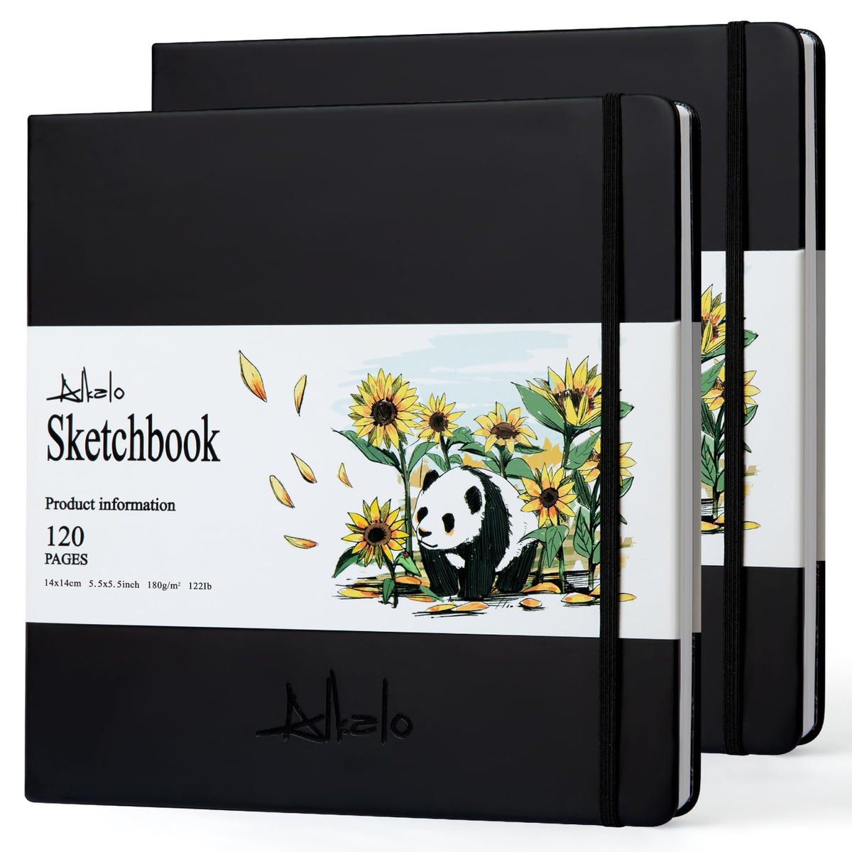 Sketchbook for Drawing, 120 Pages Sketch Book, 122LB/180GSM Thick Paper