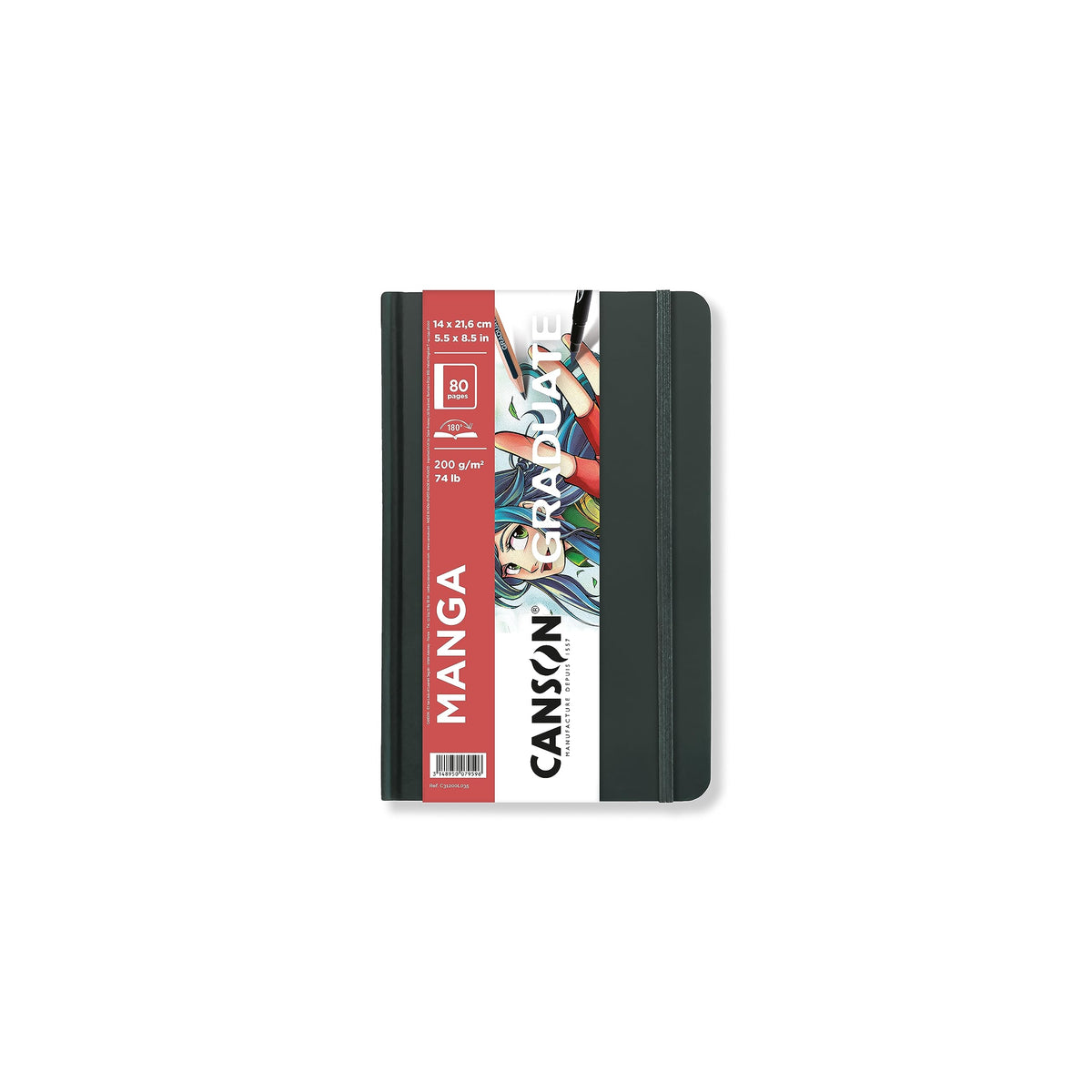Canson Graduate Comic & Manga Illustration Paper Art Book, 5.5x8.5 in