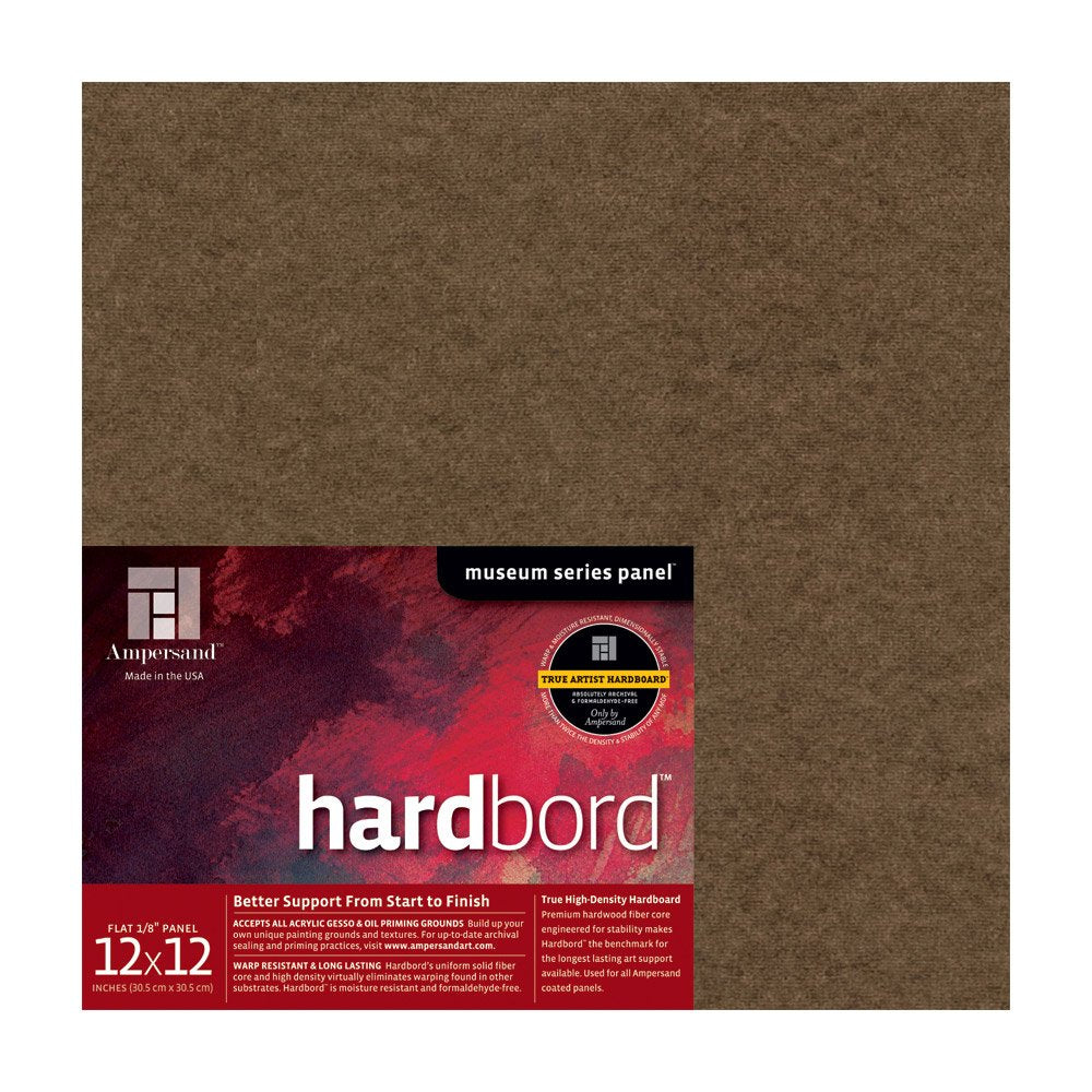 Ampersand Museum Series Hardbord for Painting and Mounting, 1/8 Inch Depth, 12X16 Inch (AMHB12)