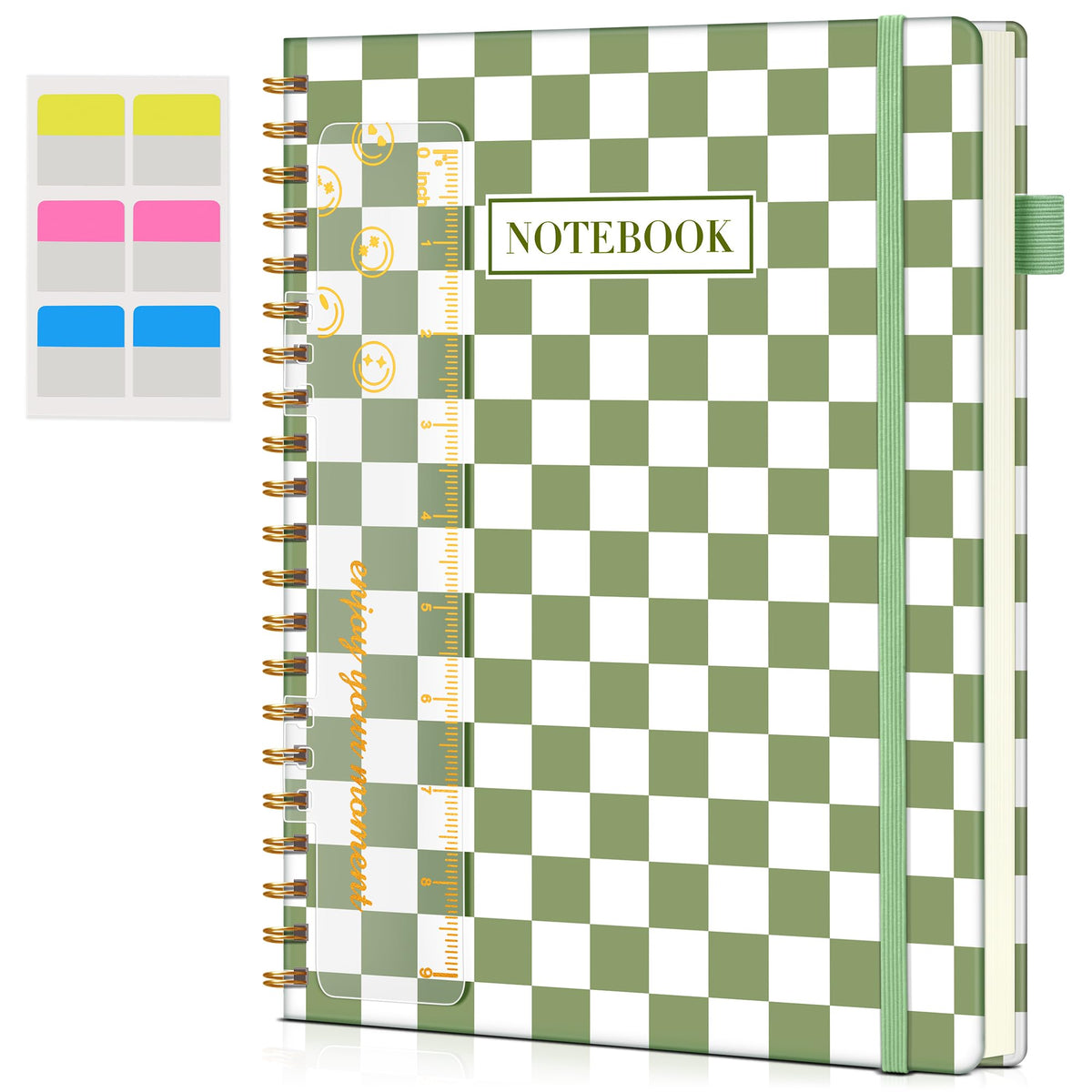 Blank Spiral Notebook Journal 8.5” x 11”, A4 Large Sketch Book for Women Men, 100 GSM Blank Paper Drawing Notebook, Hardcover Spiral Bound Sketchbook for Sketching Work School, Wildflower Mountainside