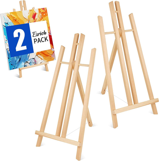 ESRICH 2PCS 17 Inch Tabletop Easels, Easel Stand for Painting