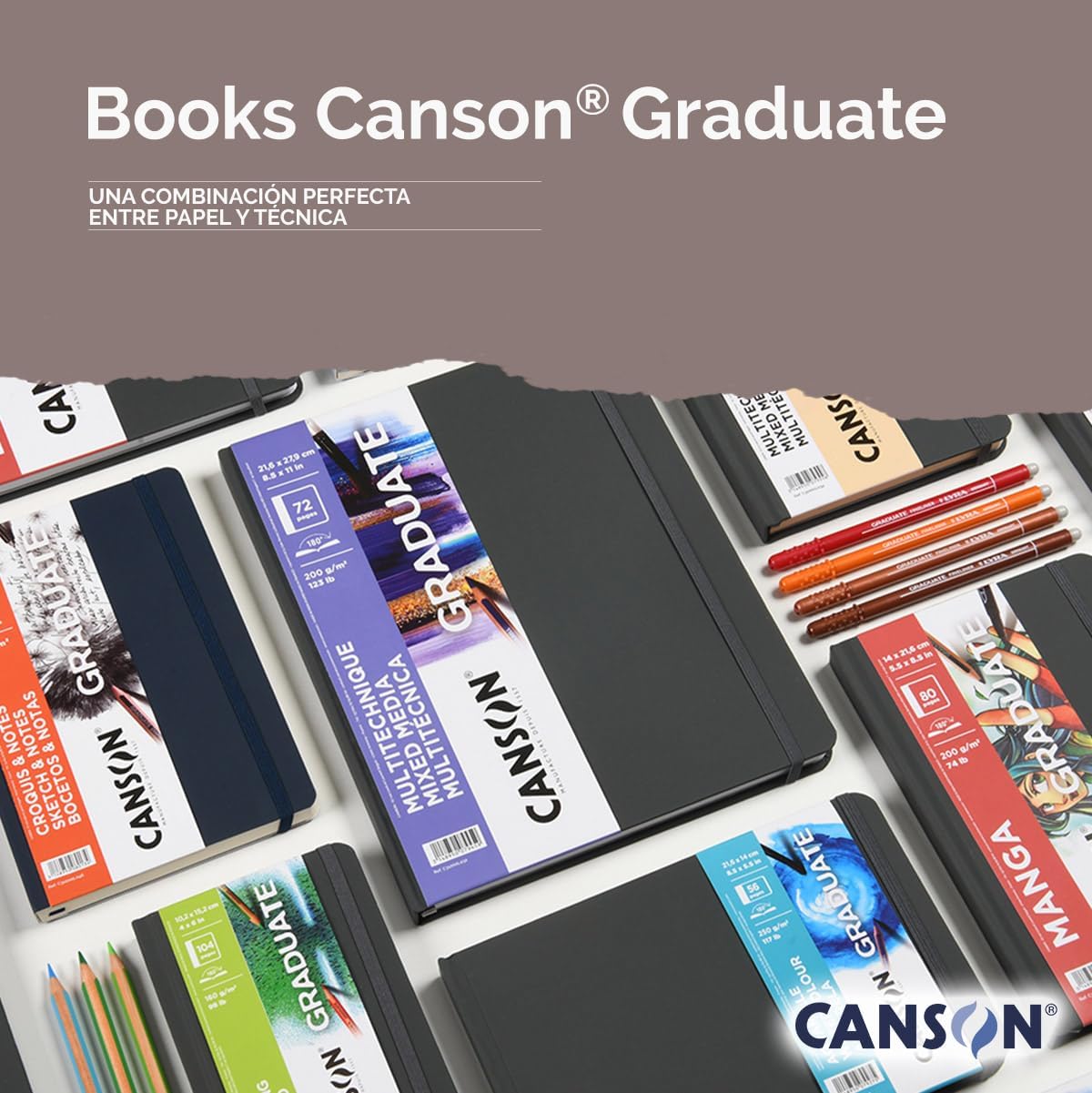 Canson Graduate Comic & Manga Illustration Paper Art Book, 5.5x8.5 in