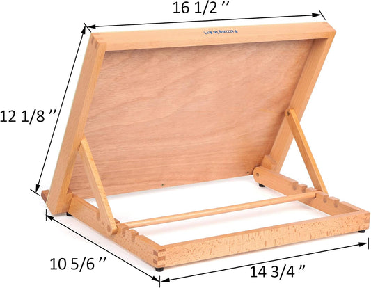 Falling in Art 5 Position Wood Drafting Table Easel Drawing&Sketching Board