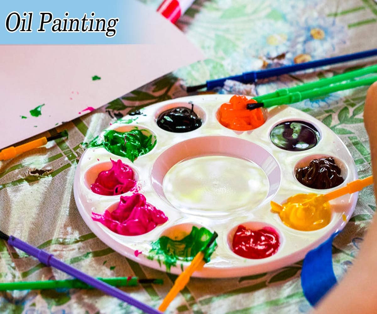 22PCS Paint Tray Palettes,Plastic Paint Pallets for Kids or Adult to Paint