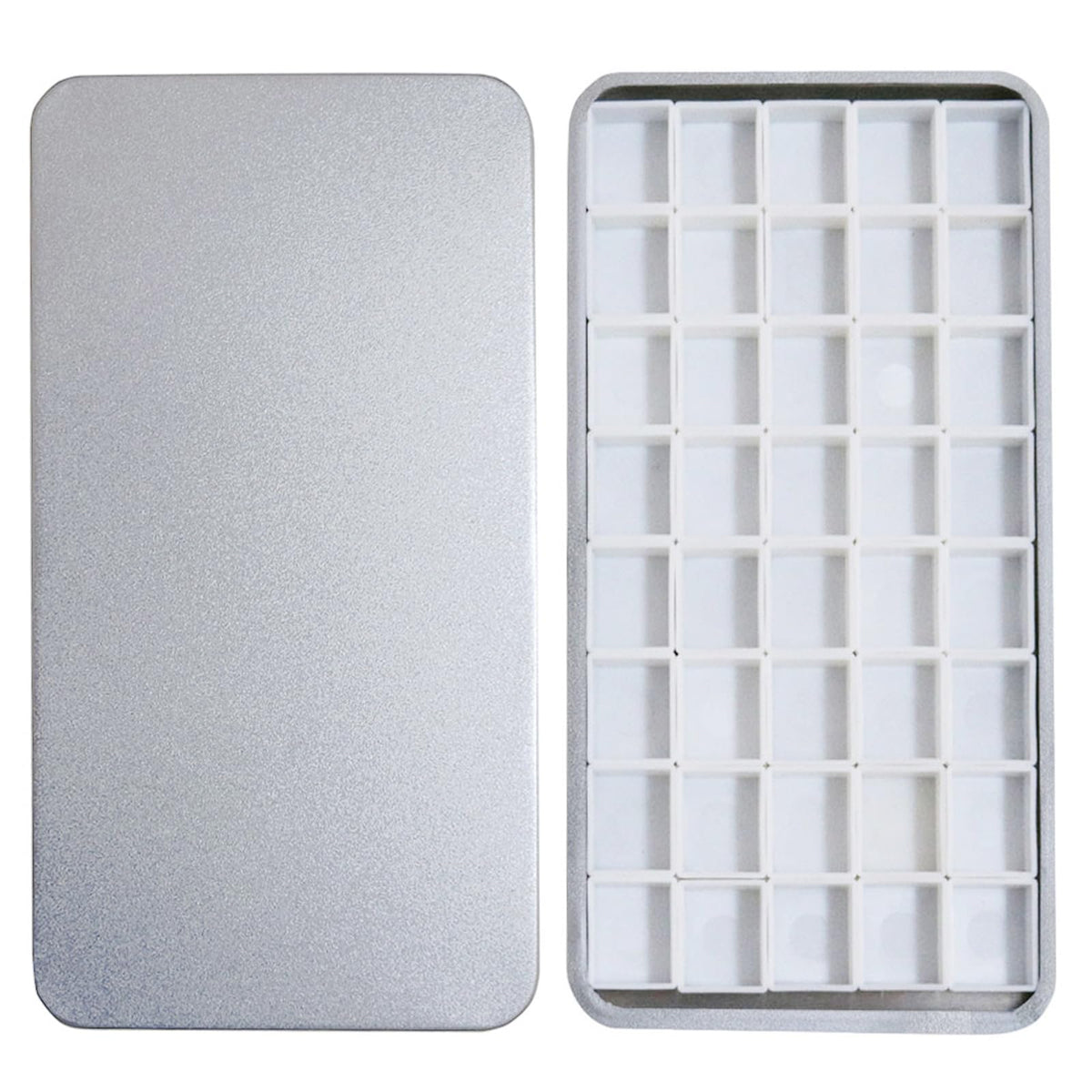 FCLUB Metal Watercolor Palette with 20 Wells Full Pans and Magnetic Strips