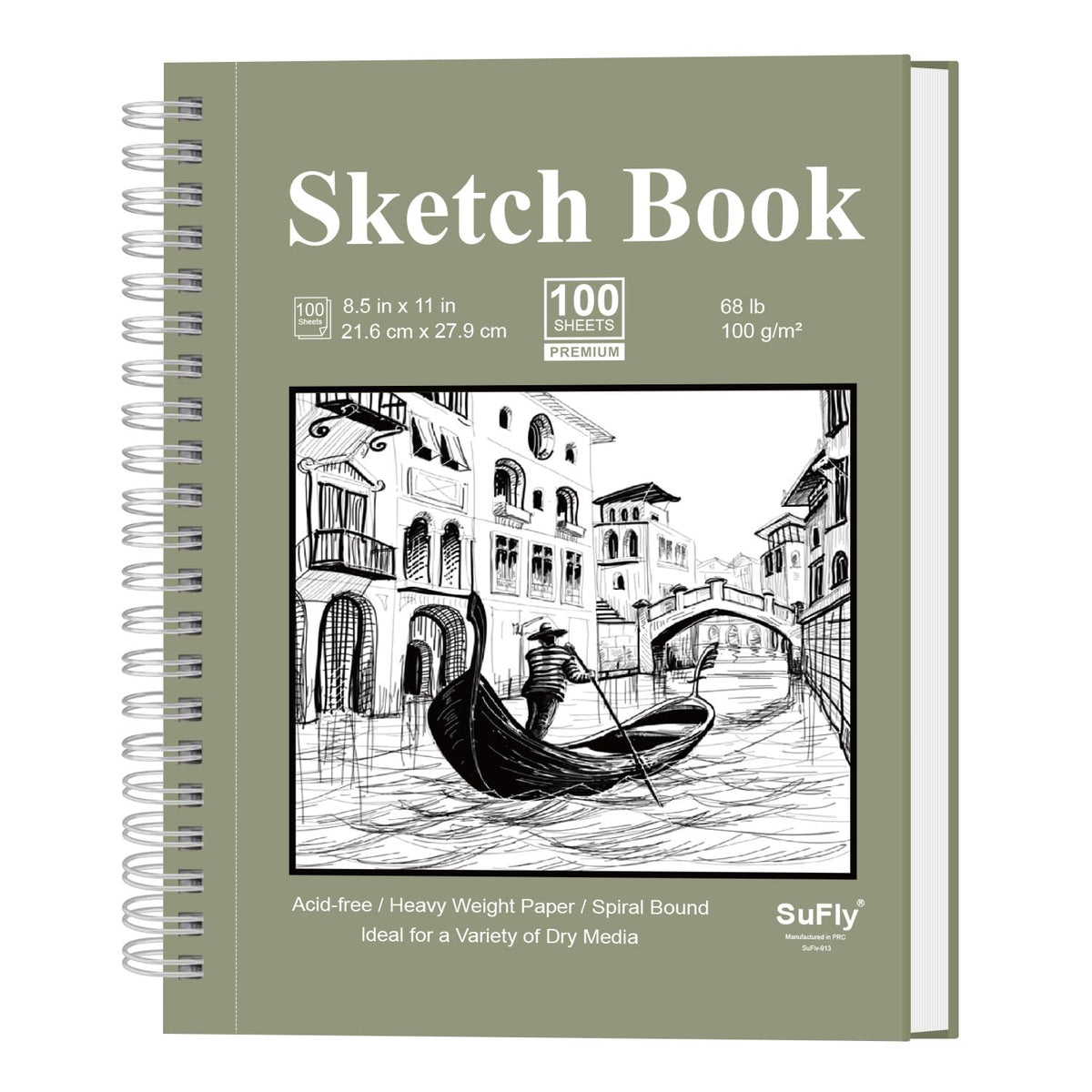 SuFly Small Sketch Book 5.5"x8.5", 2-Pack Mini Sketchbook, Spiral Bound Sketchbook Hardcover with 200 Sheets of 68lb/100gsm Mini Drawing Pad Paper, Small Sketch Pads for Drawing for Adults & Kids.