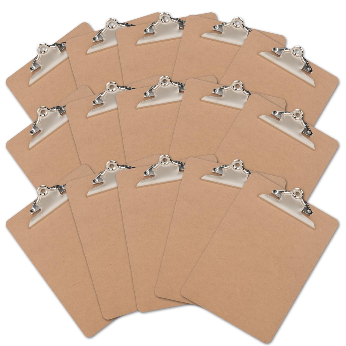 Wood Clipboard Set of 3, 8.5 x 11 Clip Board
