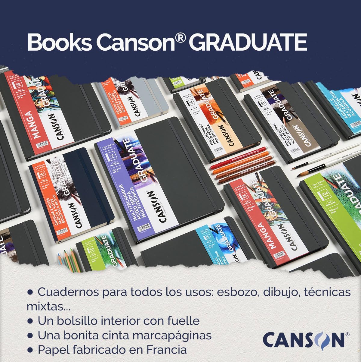 Canson Graduate Comic & Manga Illustration Paper Art Book, 5.5x8.5 in