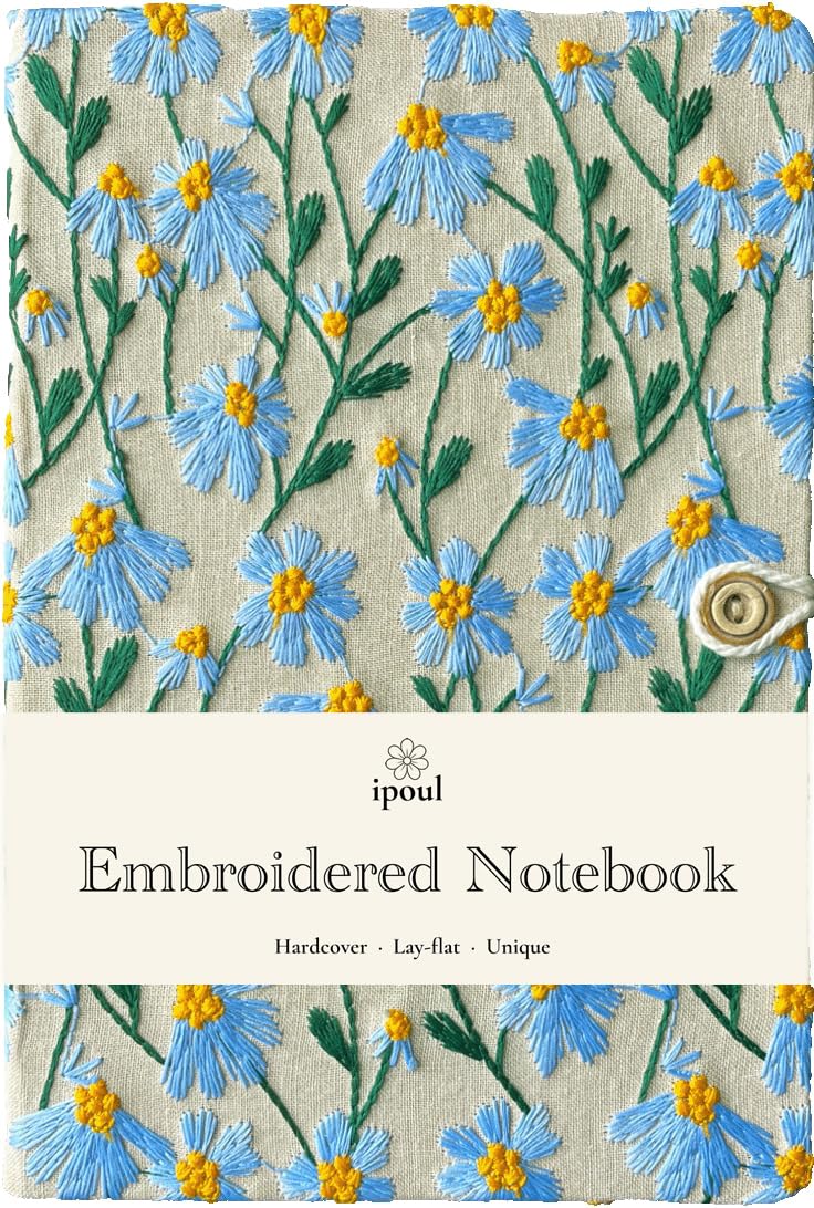 Flower Notebook, Cute Sketchbook, Drawing Journal, Blank Unlined Pages, for Art Drawing, A5, Plain, Hardcover, Gift for Women, Camellia, Orange