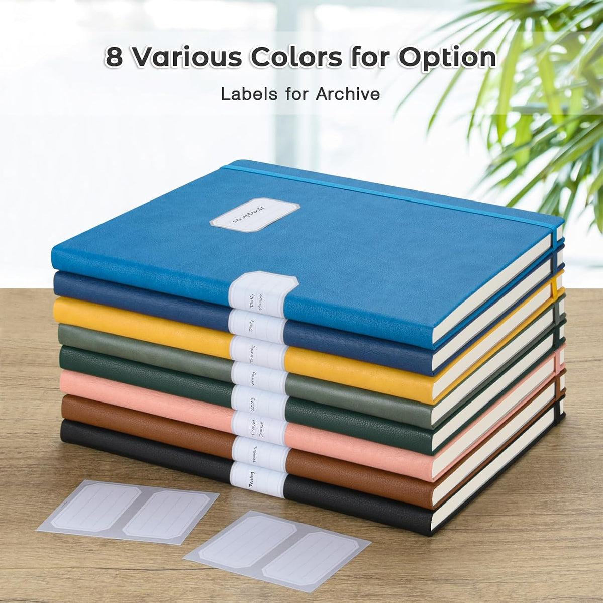 Blank Notebook Hardcover Sketch Book, 8.5 x 11 Blank Journal No Bleed Paper