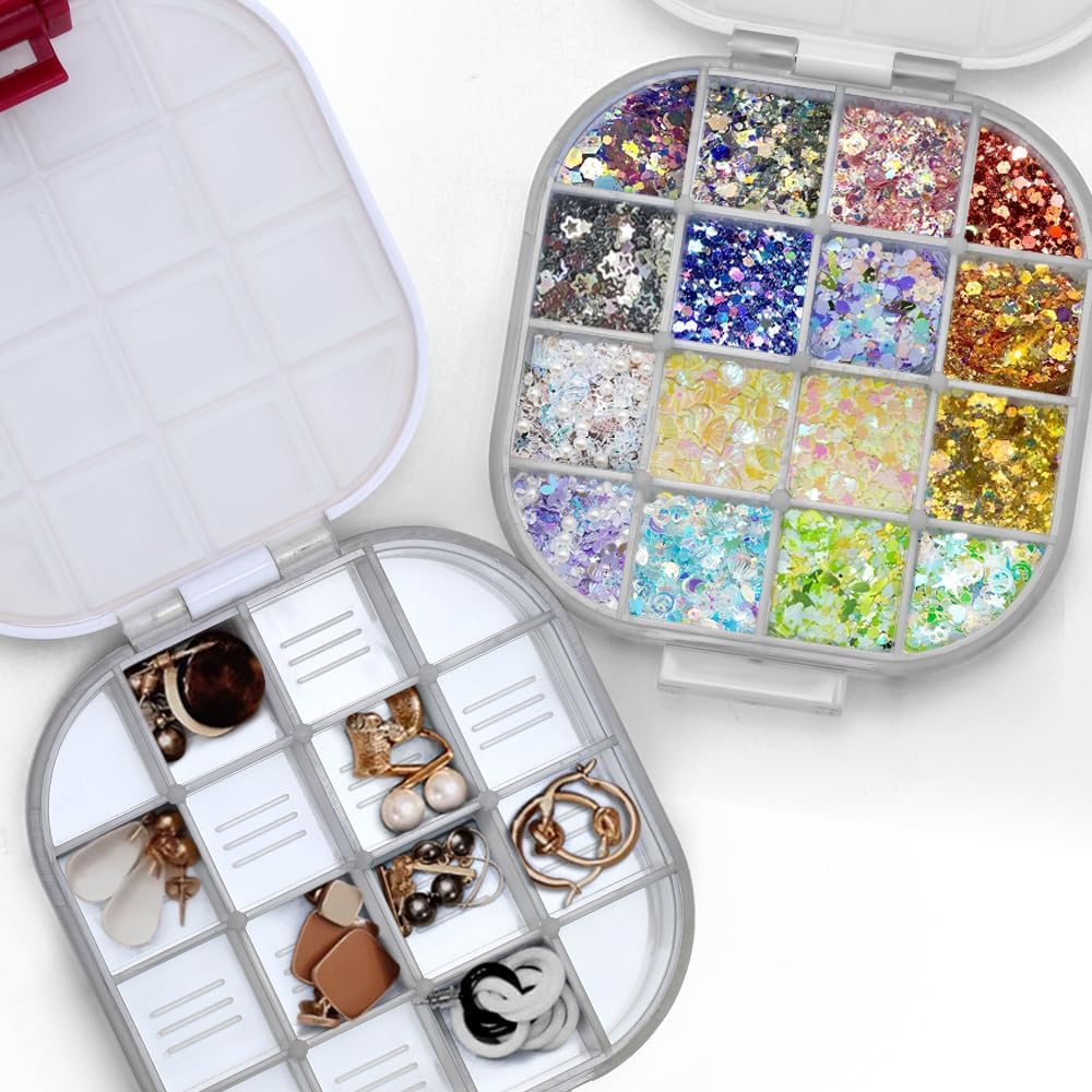 Transon Paint Saver Storage Palette Box 16well Portable Airtight Moisturizing White