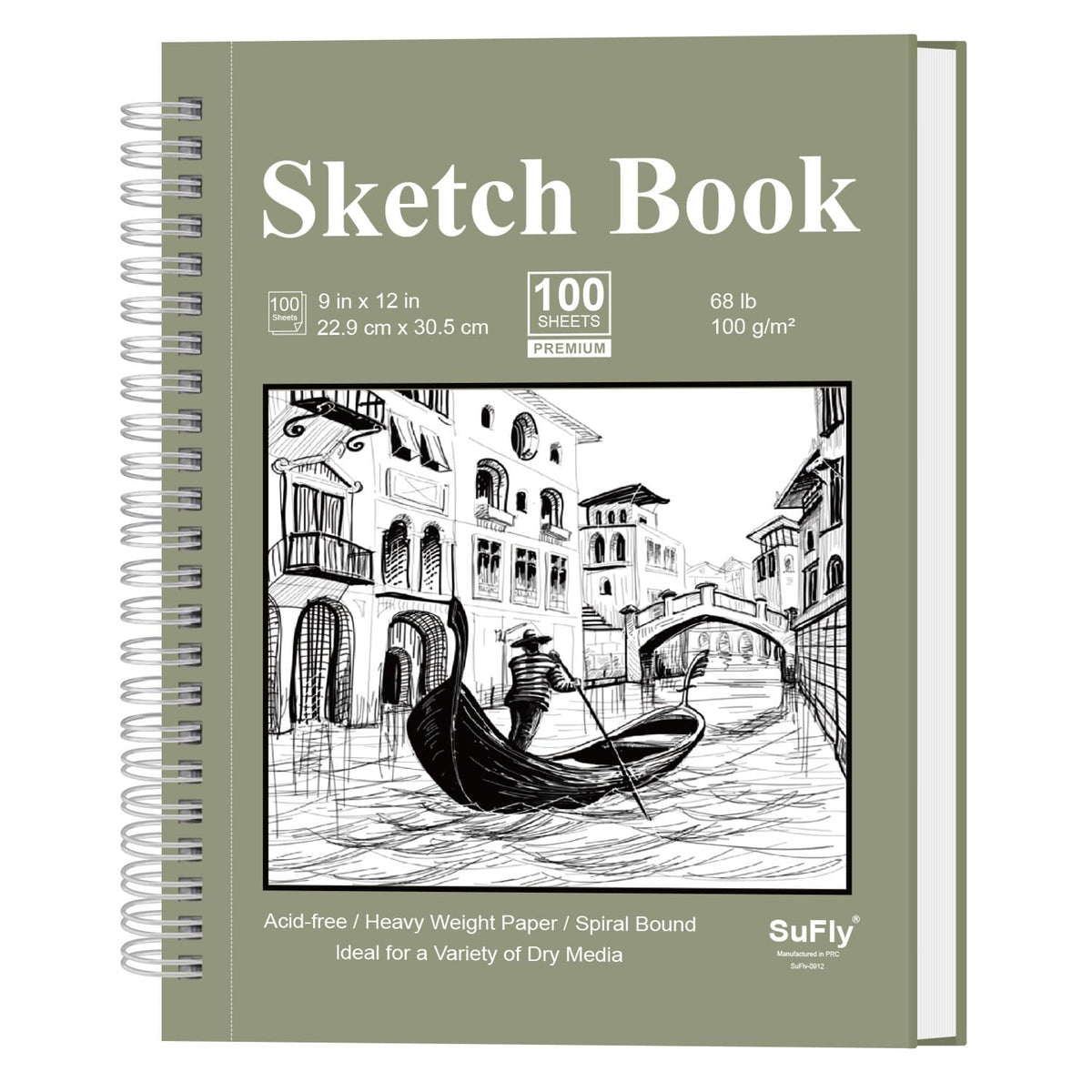 SuFly Small Sketch Book 5.5"x8.5", 2-Pack Mini Sketchbook, Spiral Bound Sketchbook Hardcover with 200 Sheets of 68lb/100gsm Mini Drawing Pad Paper, Small Sketch Pads for Drawing for Adults & Kids.