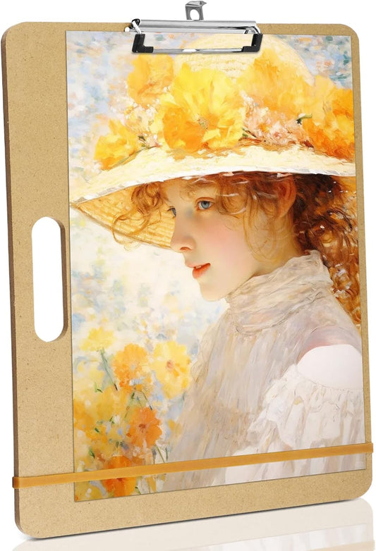 13" x 17" Art Drawing Board with Clip, Watercolor Painting Sketch Pad