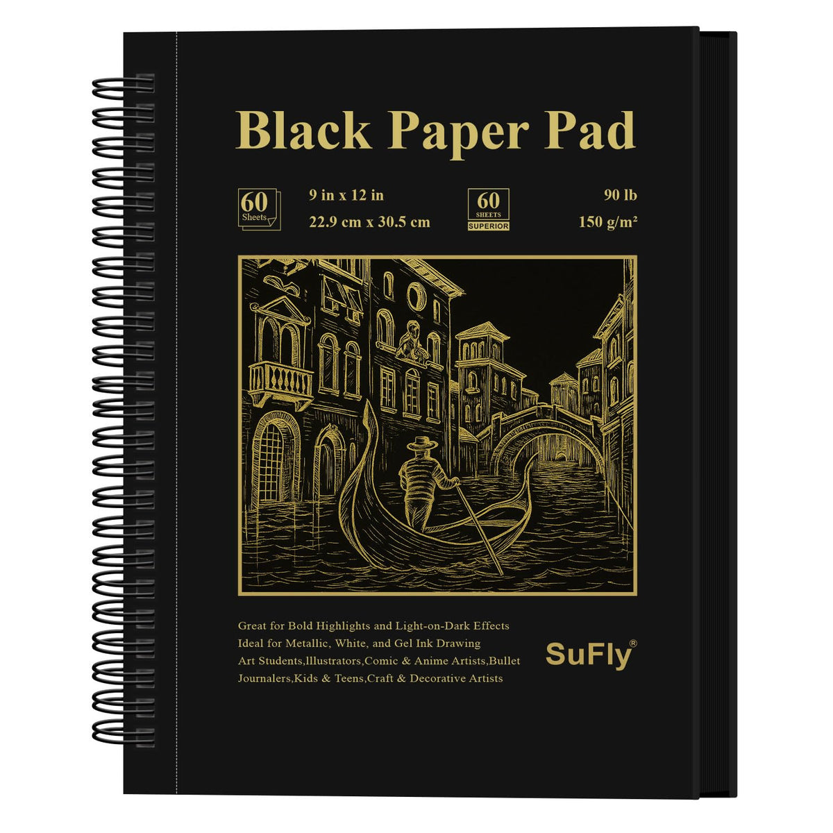 SuFly Small Sketch Book 5.5"x8.5", 2-Pack Mini Sketchbook, Spiral Bound Sketchbook Hardcover with 200 Sheets of 68lb/100gsm Mini Drawing Pad Paper, Small Sketch Pads for Drawing for Adults & Kids.