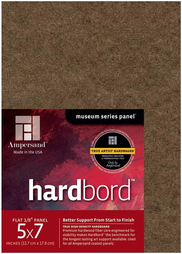 Ampersand Museum Series Hardbord for Painting and Mounting, 1/8 Inch Depth, 12X16 Inch (AMHB12)