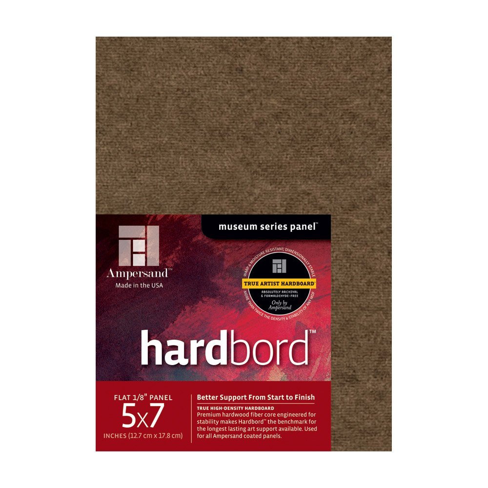 Ampersand Museum Series Hardbord for Painting and Mounting, 1/8 Inch Depth, 12X16 Inch (AMHB12)