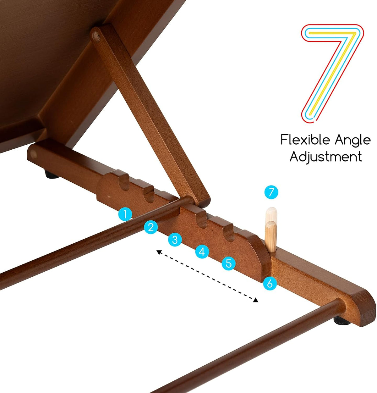 MEEDEN PRO A3 Tabletop Easel: Solid Beechwood 2-in-1 Drawing Board Stand