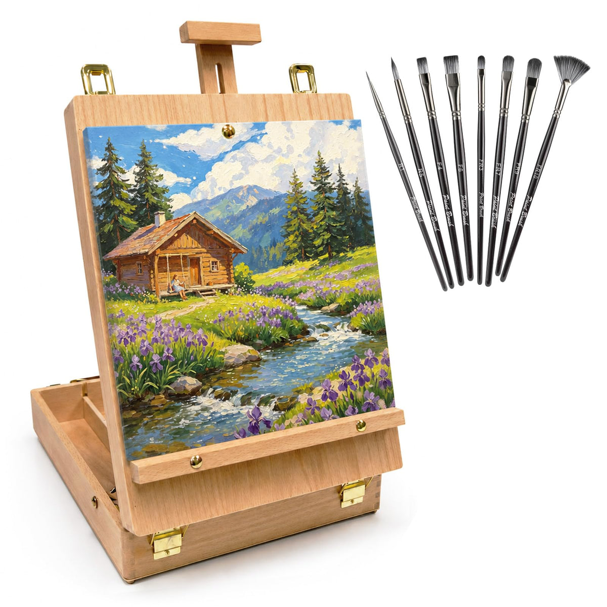 Easel for Painting Tabletop Easel 13 4/5 by 11 2/5 in