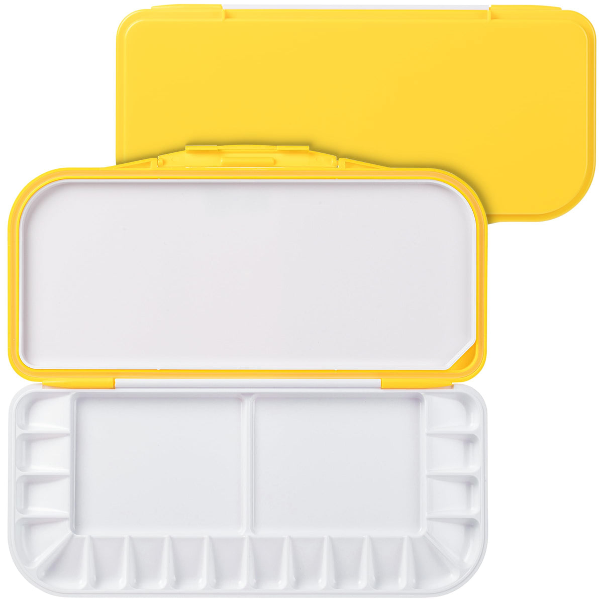 Mr. Pen- Airtight Watercolor Palette with Lid, 18 Wells & 2 Mixing Areas