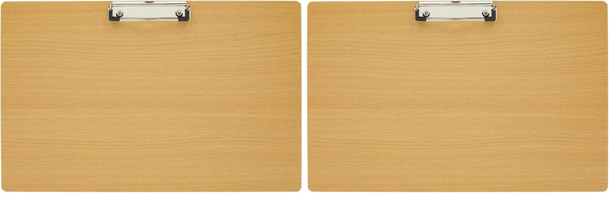 Juvale Wooden Clipboard - 11.5 x 17 in, Natural Wood - Lap Board & Lap Easel - Legal Size Clipboard for Forms - Portable Drawing Board