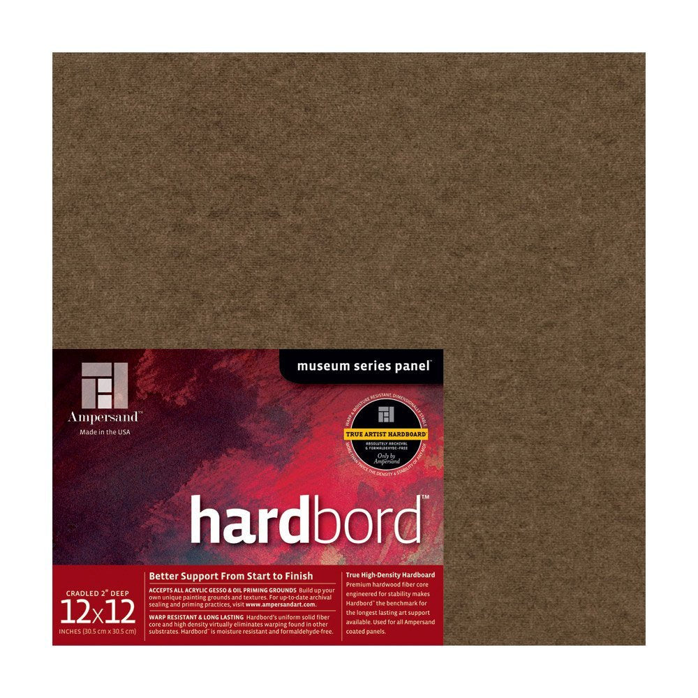 Ampersand Museum Series Hardbord for Painting and Mounting, 1/8 Inch Depth, 12X16 Inch (AMHB12)