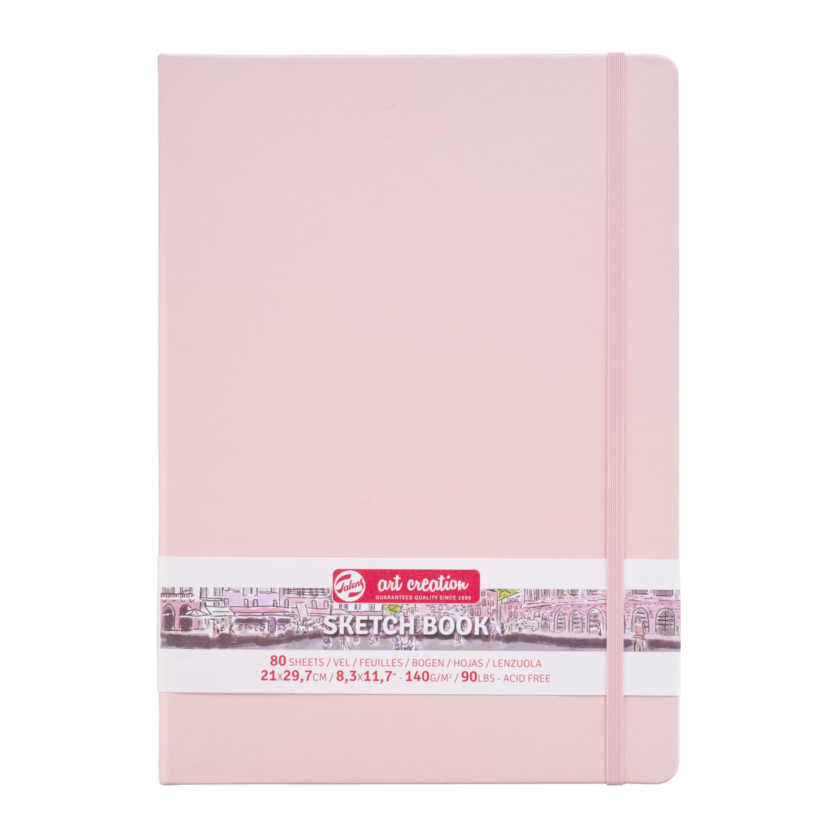 Talens Art Creation Sketchbook, Black, 80 Sheets, 5.1 x 8.3 in
