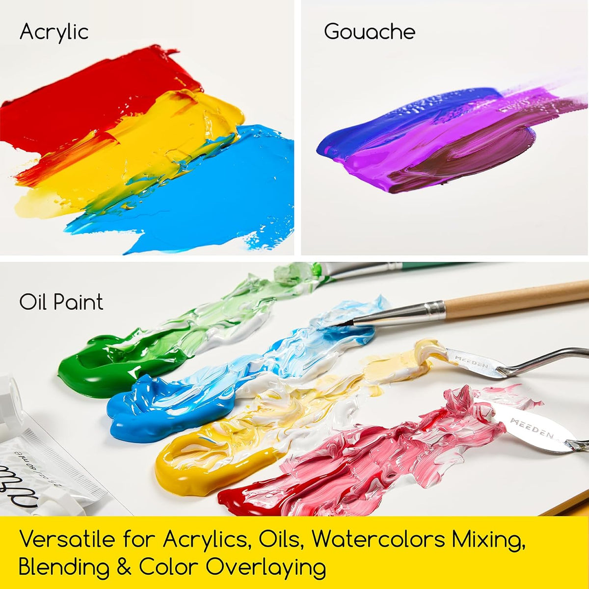 MEEDEN Artist Palette Paper Pad: 12"x16", 40 Sheets (80lb/120gsm) for Adult