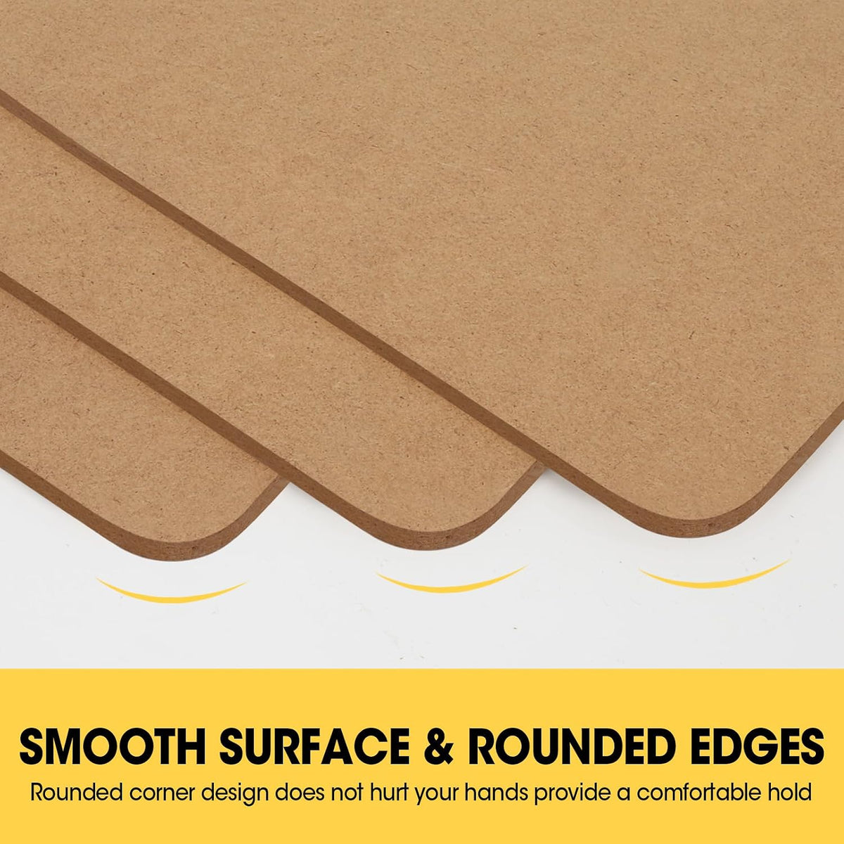 24 Pack Clipboards Bulk, Clip Boards 8.5x11 Standard Letter Size, Clipboards for Classroom, Wooden Clipboard, Hardboard Office Clipboard, Classroom Supplies