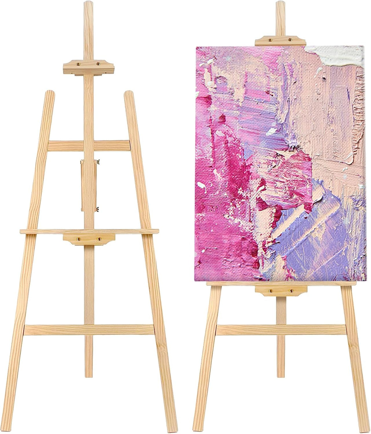 Adjustable Wooden Painting Easel, Art Easel Stand